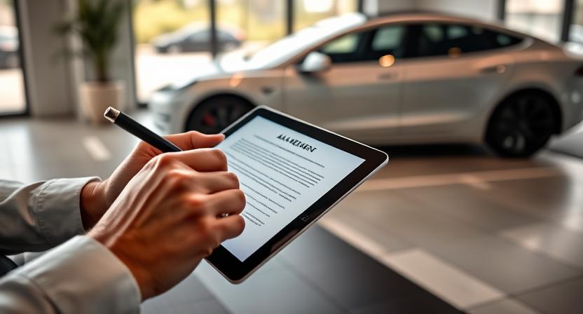 lease contract tekenen