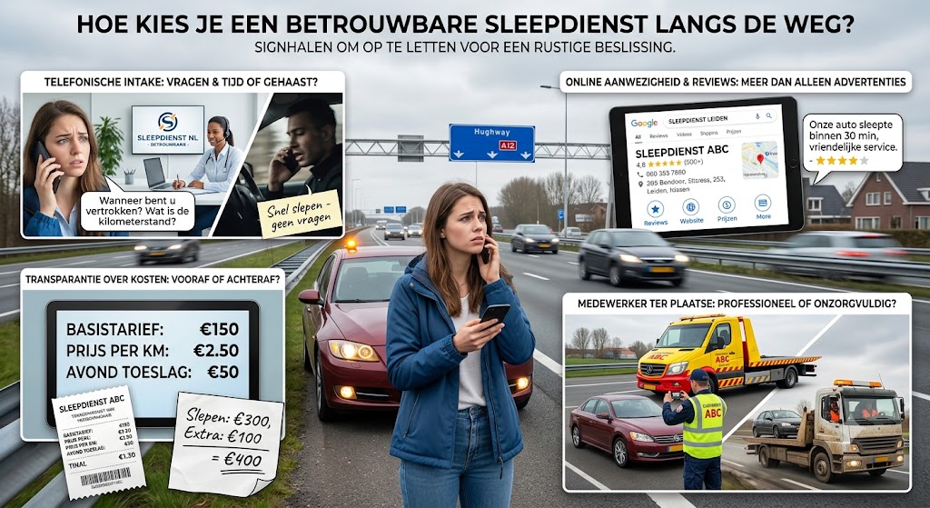 sleepdienst bellen auto